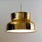 Golden Solid Brass Bumling Lamps by Anders Pehrson for Atelje Lyktan, 1960, Set of 2, Image 3
