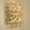 Wall Light or Flush Mount in Nickel Crystal Glass from Kinkeldey, 1970s, Image 2