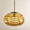 Amber Murano Glass Pendant Lamps, 1960s, Set of 2 11