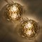 Mid-Century Brass Floral Wall Lights from Hillebrand, 1970s, Set of 2, Image 12