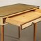 Writing Desk in Beech, Glass & Parchment Paper, Italy, 1950s 3