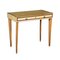 Writing Desk in Beech, Glass & Parchment Paper, Italy, 1950s 1