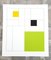 Gottfried Honegger Composition 3 3D Quadrate (grün, schwarz, gelb) 2015 2015 2