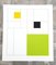 Gottfried Honegger Composition 3 3D squares (green, black, yellow) 2015 2015 2