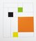 Gottfried Honegger Composizione 4 quadrati 3D (arancione, verde, nero, giallo) 2015 2015, Immagine 1