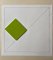 Gottfried Honegger Composition 1 3D Quadrat (grün) 2015 2020 1