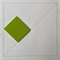 Gottfried Honegger Composition 1 3D Quadrat (grün) 2015 2020 2