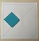 Gottfried Honegger Composition 1 3D square (light blue) 2015 2020 2