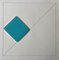 Gottfried Honegger Composition 1 3D square (light blue) 2015 2020 1