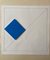Gottfried Honegger Composition 1 3D quadrato (blu scuro) 2015 2020, Immagine 2