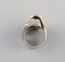 Lapponia, Finland, Modernist Ring in Sterling Silver, 1970s-1980s 5