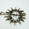Vintage Silver Pendant Necklace Abstract Sun by Studio Else & Paul, Norway, 1970s 5