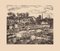 Litografia originale su carta - Diego Pettinelli - Landscape - 1936, Immagine 1