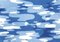 Reflexiones geométricas del agua en movimiento, transparencias geométricas en azul y blanco 2021, Imagen 6