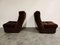 Mid-Century Lounge Chairs with Ottoman, 1970s, Set of 3 7