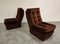 Mid-Century Lounge Chairs with Ottoman, 1970s, Set of 3, Image 2