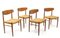 Model 501 Chairs from A.M. Mobler, 1970s, Set of 4 1