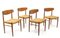 Modell 501 Stühle von AM Mobler, 1970er, 4er Set 1