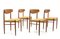 Model 501 Chairs from A.M. Mobler, 1970s, Set of 4 8