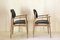 Beech and Leather Armchairs, 1950s, Set of 2 2