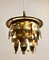 Brass Hanging Lamp, Sweden, 1960s 2