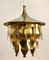 Brass Hanging Lamp, Sweden, 1960s, Image 1