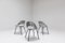 Mid-Century Aluminium Stühle von Pierre Guariche, 3er Set 1
