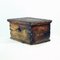 Antique Wooden Trunk with Praying Books, Czechoslovakia, 1880s 1