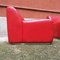 Italian Red Lounge Chairs, 1980s, Set of 2 9