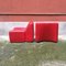 Italian Red Lounge Chairs, 1980s, Set of 2, Image 6
