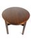 Brown Round Kitchen Table in High Gloss, 1970s, Image 4