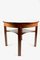 Brown Round Kitchen Table in High Gloss, 1970s, Image 8