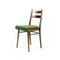 Oak and Fabric Dining Chairs from Interier Praha, Czechoslovakia, 1966, Set of 4 11