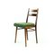 Oak and Fabric Dining Chairs from Interier Praha, Czechoslovakia, 1966, Set of 4, Image 11