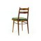 Oak and Fabric Dining Chairs from Interier Praha, Czechoslovakia, 1966, Set of 4, Image 10