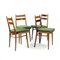 Oak and Fabric Dining Chairs from Interier Praha, Czechoslovakia, 1966, Set of 4 16