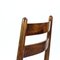 Oak and Fabric Dining Chairs from Interier Praha, Czechoslovakia, 1966, Set of 4 4