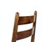 Oak and Fabric Dining Chairs from Interier Praha, Czechoslovakia, 1966, Set of 4, Image 4