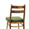 Oak and Fabric Dining Chairs from Interier Praha, Czechoslovakia, 1966, Set of 4, Image 7