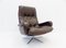 Fauteuil en Cuir Marron Foncé de de Sede, 1960s 1