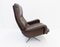 Dark Brown Leather Lounge Chair from de Sede, 1960s, Image 3
