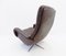 Fauteuil en Cuir Marron Foncé de de Sede, 1960s 9