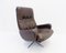 Dark Brown Leather Lounge Chair from de Sede, 1960s, Image 4