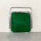 Green Leather Plona Armchair by Giancarlo Piretti for Castelli / Anonima Castelli, 1970s 6