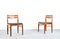 Teak and Leatherette Chairs, 1960s, Set of 2, Image 1