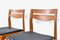 Teak and Leatherette Chairs, 1960s, Set of 2, Image 7