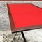 Italian Red Formica Coffee Table with Magazine Rack, 1960s 6
