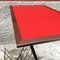 Mesa de centro italiana de formica roja con revistero, años 60, Imagen 6