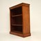 Antique Victorian Walnut Open Bookcase, Image 3