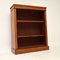 Antique Victorian Walnut Open Bookcase 1